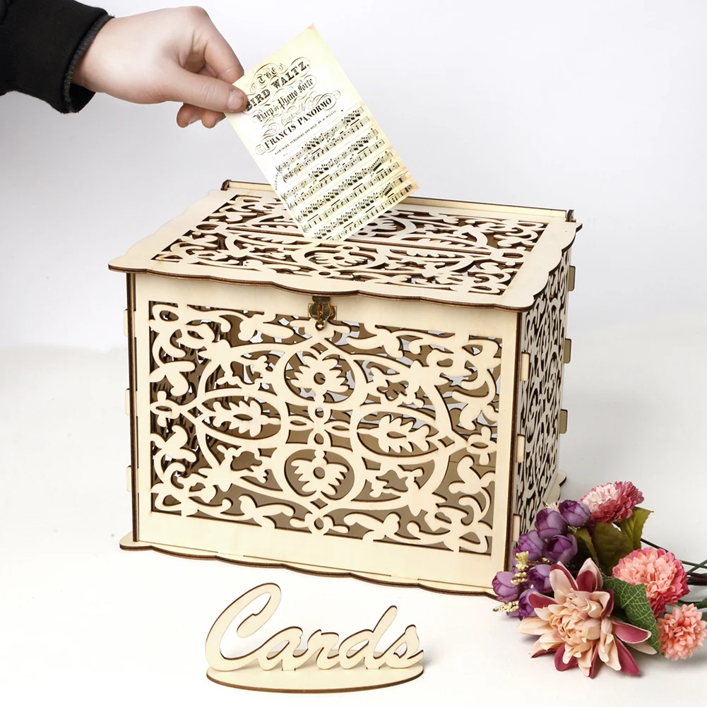 Wooden Wedding Card Box Weddin – Wedding Sutra recenzja i cena